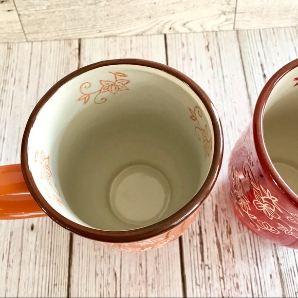 Temptations Floral 16oz Mugs NWOT LAST SET - Picture 3 of 5